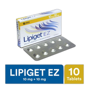 Getz Pharma Lipiget EZ Tablet, 10mg + 10mg, 10-Pack
