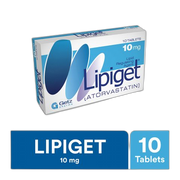 Getz Pharma Lipiget Tablet, 10mg, 10-Pack