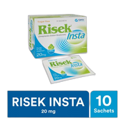Getz Pharma Risek Insta Sugar-Free Sachet, 20mg, 10-Pack