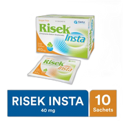 Getz Pharma Risek Insta Sugar-Free Sachet, 40mg, 10-Pack