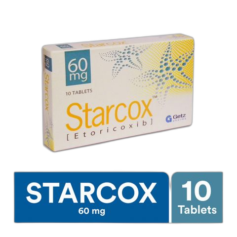 Getz Pharma Starcox Tablet, 60mg, 10-Pack