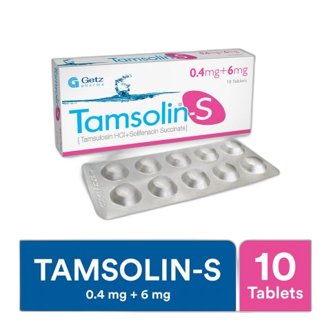 Getz Pharma Tamsolin-S Tablet, 0.4mg + 6mg, 10-Pack