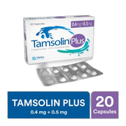 Getz Pharma Tamsolin Plus Capsule, 0.4mg + 0.5mg, 20-Pack