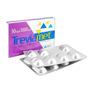 Getz Pharma Treviamet Tablet, 50mg + 1000mg, 14-Pack