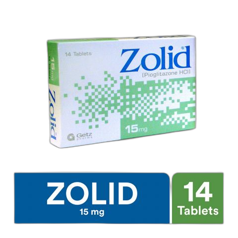 Getz Pharma Zolid Tablet, 15mg, 14-Pack