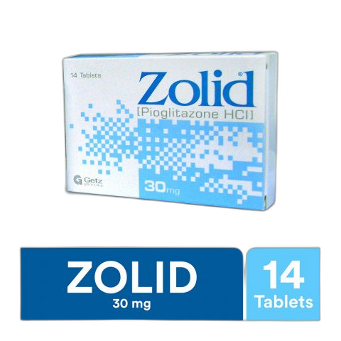 Getz Pharma Zolid Tablet, 30mg, 14-Pack