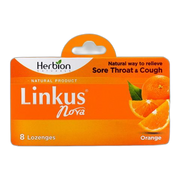 Herbion Linkus Nova Orange Lozenges Regular, 8-Pack