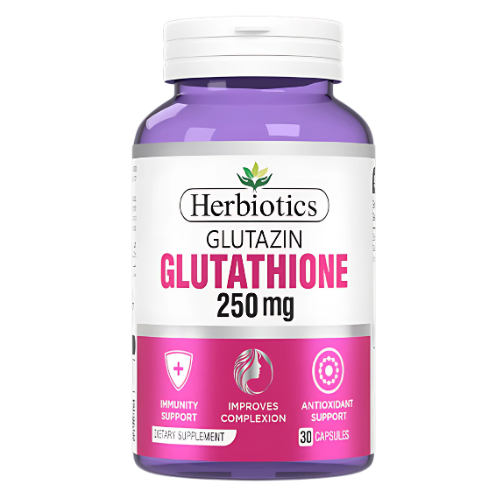 Herbiotics Glutazin (Glutathione 250mg Capsules)