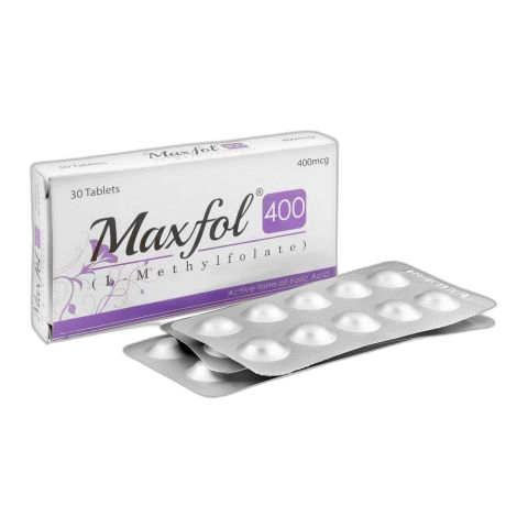 High-Q Pharmaceuticals Maxfol Tablet, 400mg, 30-Pack