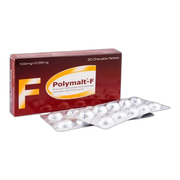 High-Q Pharmaceuticals Polymalt-F Tablet, 100mg+0.35mg, 30-Pack