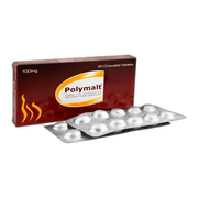 High-Q Pharmaceuticals Polymalt Tablet, 100mg, 20-Pack