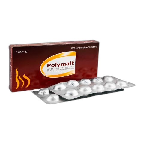High-Q Pharmaceuticals Polymalt Tablet, 100mg, 20-Pack