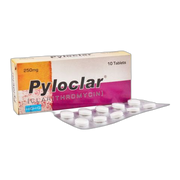 High-Q Pharmaceuticals Pyloclar Tablet, 250mg, 10-Pack