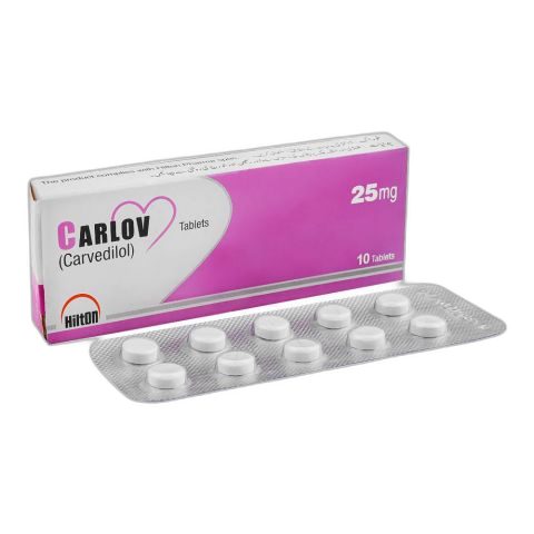 Hilton Pharma Carlov Tablet, 25mg, 10-Pack