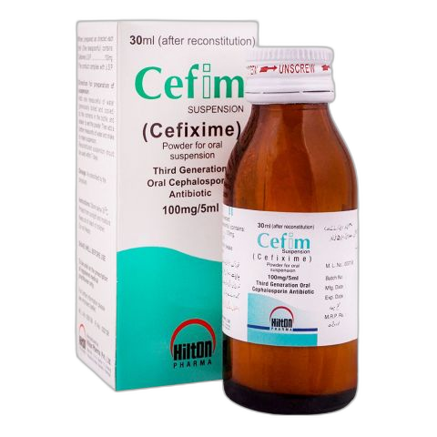 Hilton Pharma Cefim 100mg Suspension, 30ml