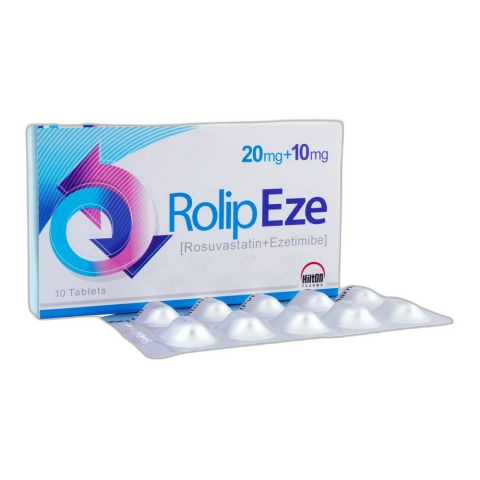 Hilton Pharma Rolip Eze Tablet, 20mg + 10mg, 10-Pack