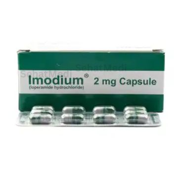 Imodium 2 mg Capsule 5 x 12's Pack capsule