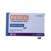 ICI Pharmaceuticals Inderal Tablet, 40mg, 50-Pack