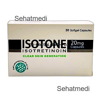 Isotone Softgel Capsules 20mg