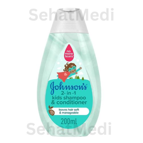 JOHNSON’S 2-in-1 Kids Shampoo & Conditioner 200ml