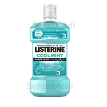 Listerine Cool Mint - Milder Taste Mouthwash 500 ml