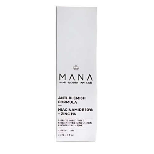 MANA ANTI BLEMISH FACE SERUM NIACINAMIDE 10% + 1% Zinc