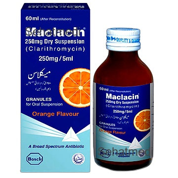 Maclacin 250mg syrup 60ml