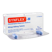 Martin Dow Synflex-M Tablet, 85mg + 500mg, 2-Pack
