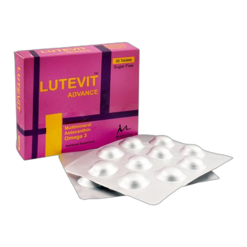 Mascon Pharmacal Lutevit Advance Tablet, Sugar-Free, 30-Pack