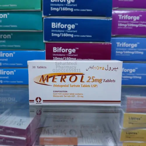 Strabane Merol Merol Tablets 25mg – SehatMedi Online Pharmacy