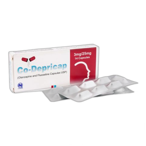 NabiQasim Co-Depricap Capsule, 3mg/25mg, 14-Pack