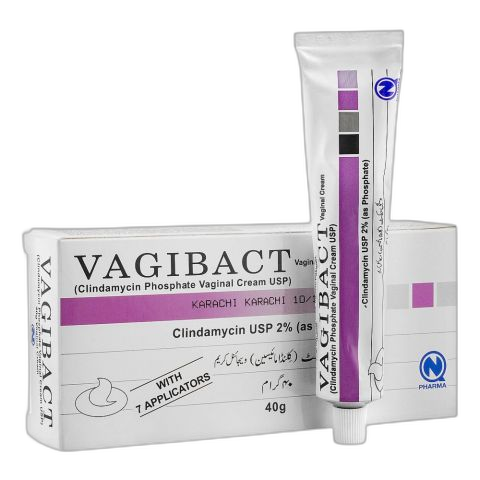 NabiQasim Vagibact Cream, With 7 Applicators, 40g