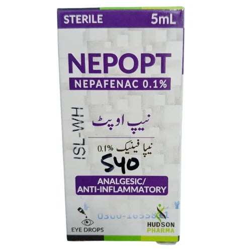 Nepopt Eye Drops 0.1% 5ml