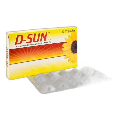 Neuvic Pharma D-Sun Capsule, 50000IU, 10-Pack