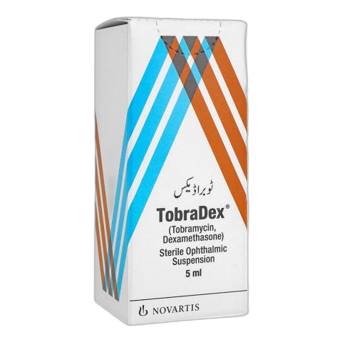 Novartis Pharmaceuticals TobraDex Sterile Ophthalmic Suspension, 5ml