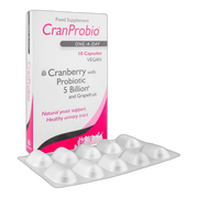 Nutra Zone Healthcare Cranprobio One A Day Capsules, 10-Pack