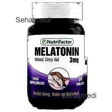 Nutrifactor Melatonin Tablets 3Mg (1 Bottle = 30 Tablets)