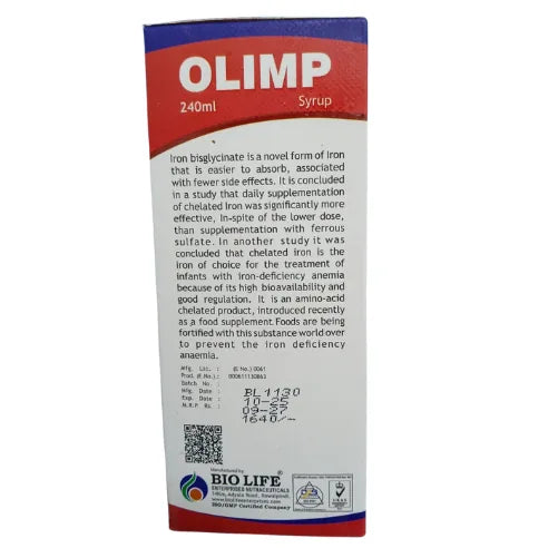 Olimp 240ml syrup