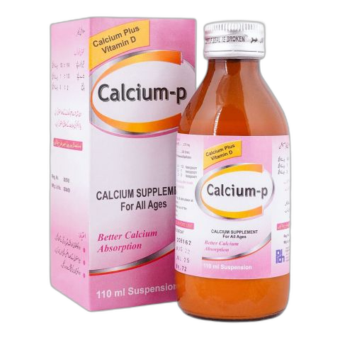 P.D.H. Calcium-P Syrup, For All Ages, 110ml