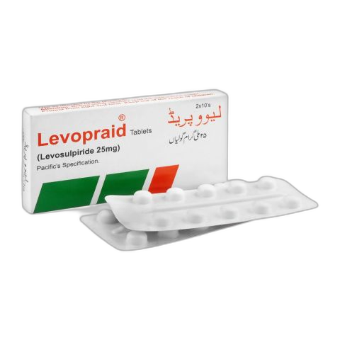 Pacific Pharmaceuticals Levopraid Tablet, 25mg, 20-Pack