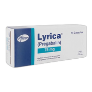 Pfizer Lyrica Capsules, 75mg, 14-Pack