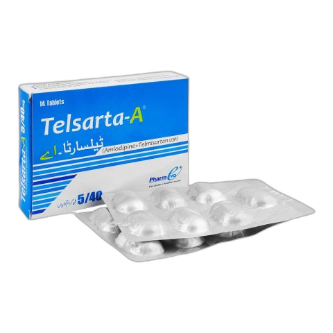 PharmEvo Telsarta-A Tablet, 5/40mg, 14-Pack