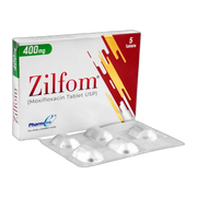 PharmEvo Zilfom Tablet, 400mg, 5-Pack