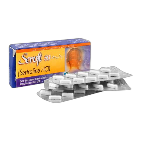 Pharmatec Seroft Tablet, 50mg, 30-Pack