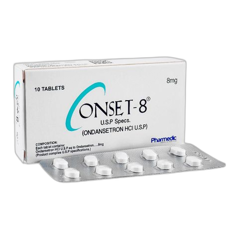 Pharmedic Pharmaceuticals Onset-8 Tablet, 8mg, 10-Pack