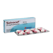 Platinum Pharmaceuticals Solvocef Capsule, 500mg, 12-Pack