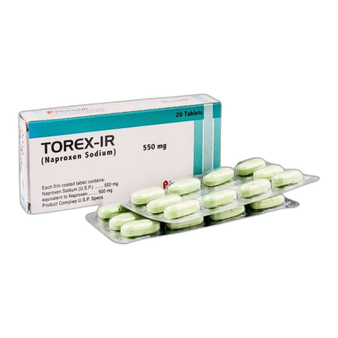 Platinum Pharmaceuticals Torex-IR Tablet, 550mg, 20-Pack