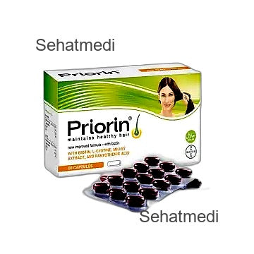 Priorin Capsules - Hair Growth Supplements (1 Box = 4 Strips) (1 Strip = 15 Capsules)