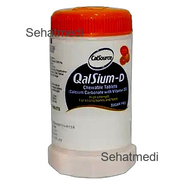 Qalsium-D Orange Flavour Tablets (1 Bottle = 40 Tablets)