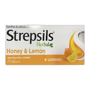 Reckitt Strepsils Comfort Honey & Lemon, 6-Pack